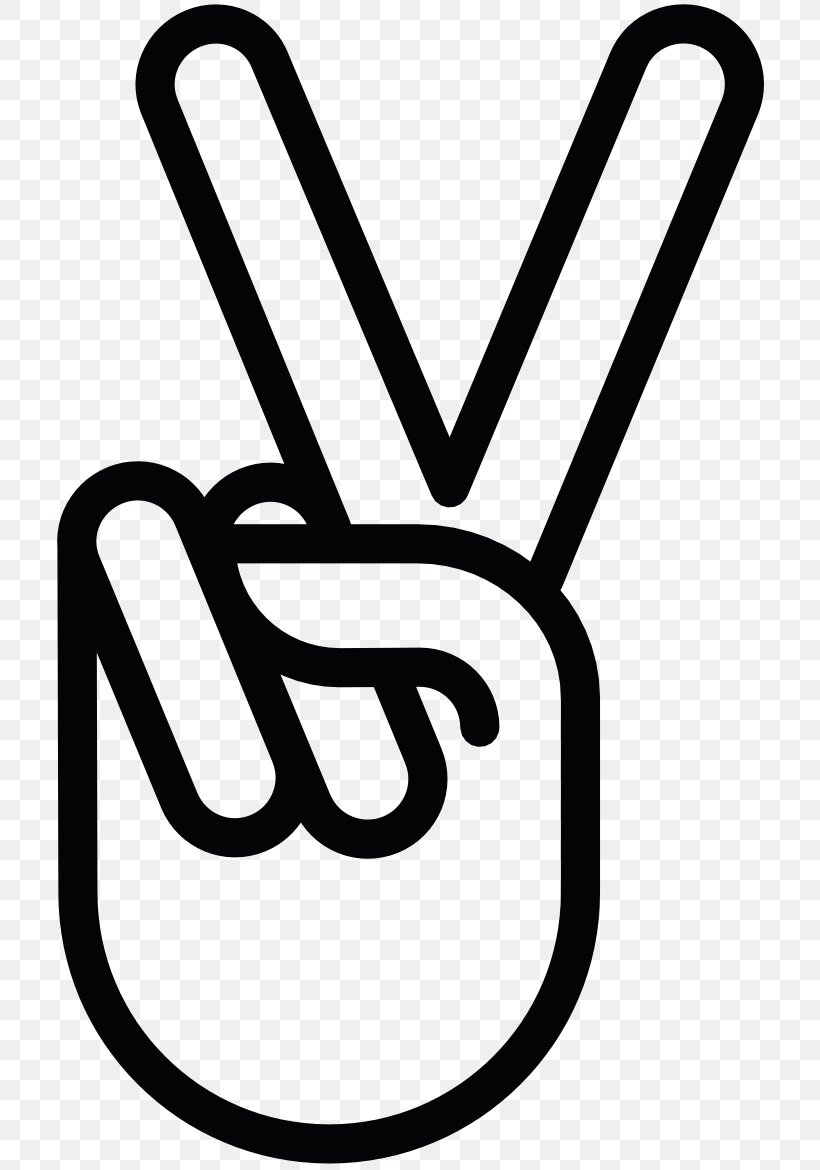 peace hand signs coloring pages