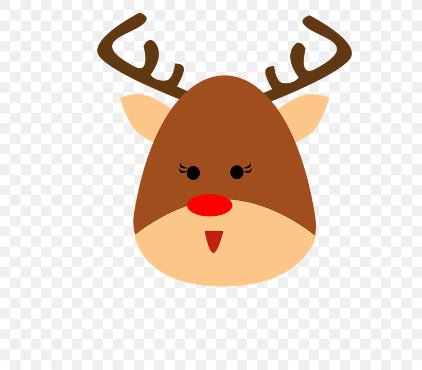 Rudolph Reindeer Santa Claus Christmas, PNG, 556x720px, Rudolph, Antler, Christmas, Christmas Decoration, Christmas Ornament Download Free