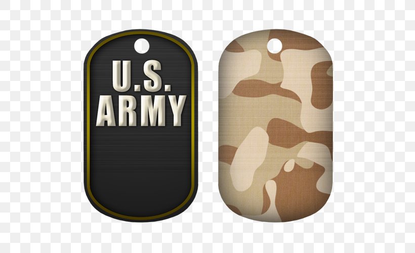 Dog Tag Military Branch Army Clip Art, PNG, 500x500px, Dog Tag, Army, Brown, Cartoon, Copyright Download Free