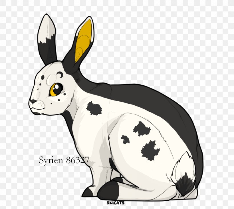 Domestic Rabbit Hare Dog Canidae, PNG, 991x883px, Domestic Rabbit, Animal, Animal Figure, Animated Cartoon, Black And White Download Free