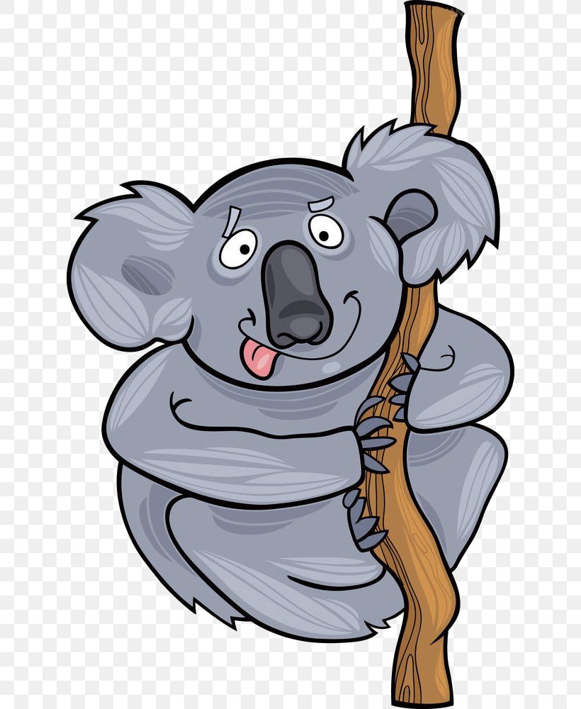 Koala Cartoon Illustration, PNG, 632x1000px, Koala, Art, Carnivoran, Cartoon, Cuteness Download Free