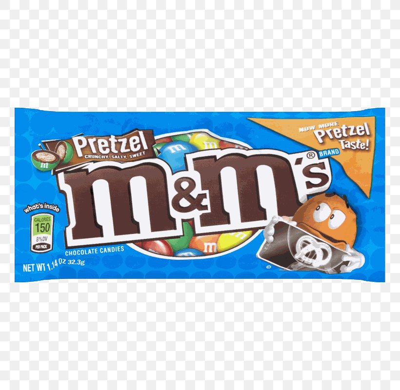 Pretzel Chocolate Bar Mars Snackfood M&M's Minis Milk Chocolate Candies M&M's Crispy Chocolate Candies Mars Snackfood US M&M's Peanut Butter Chocolate Candies, PNG, 800x800px, Pretzel, Candy, Chocolate, Chocolate Bar, Confectionery Download Free