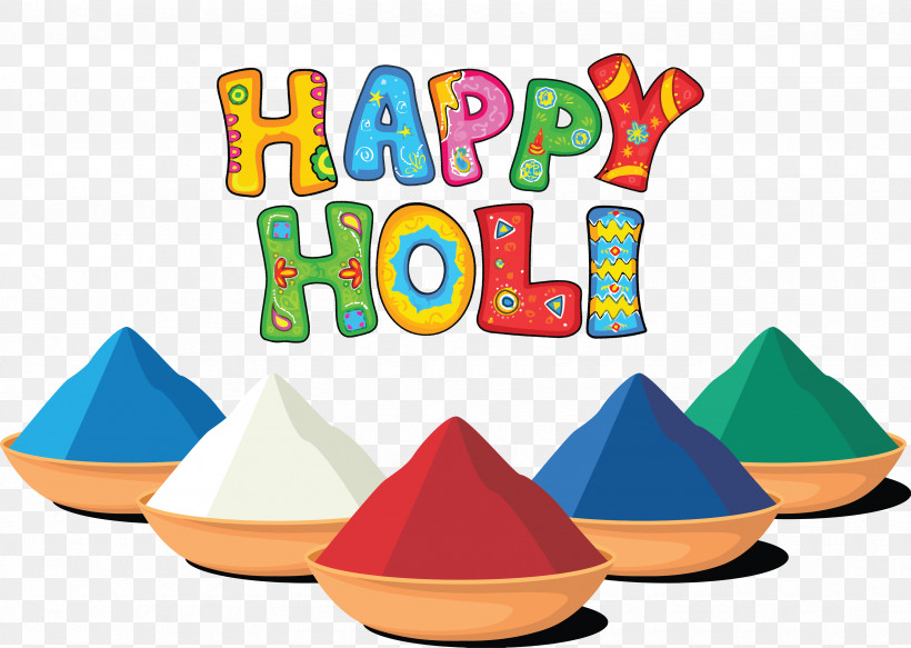 Happy Holi, PNG, 3495x2487px, Happy Holi, Geometry, Hat, Line, Mathematics Download Free