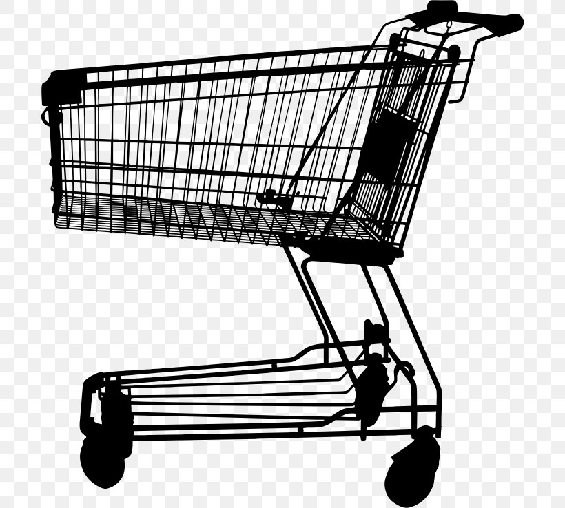 Shopping Cart Software Online Shopping Clip Art, PNG, 702x738px, Shopping Cart, Black And White, Cart, Einkaufskorb, Online Shopping Download Free