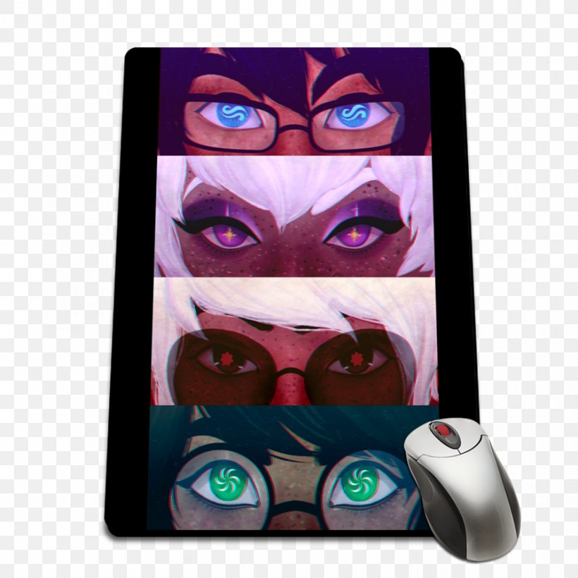 Homestuck Eye Mouse Mats Color Glasses, PNG, 894x894px, Homestuck, Color, Computer Accessory, Electronic Device, Eye Download Free
