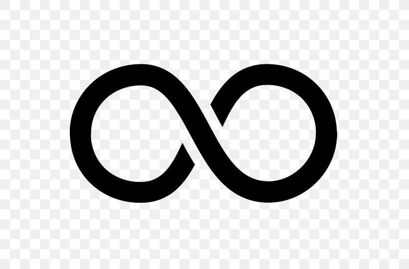 Infinity Symbol, PNG, 540x540px, Infinity Symbol, Area, Black And White, Brand, Logo Download Free