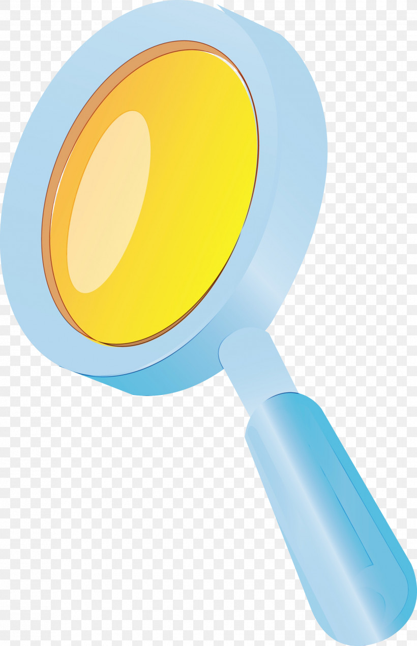 Yellow, PNG, 1935x3000px, Magnifying Glass, Magnifier, Paint, Watercolor, Wet Ink Download Free