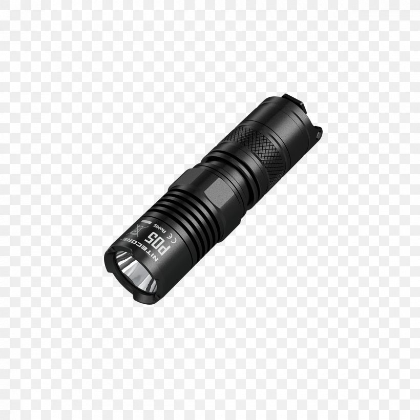 Flashlight Nitecore P30 Tactical Light Light-emitting Diode, PNG, 1200x1200px, Light, Bateria Cr123, Cree Inc, Flashlight, Hardware Download Free