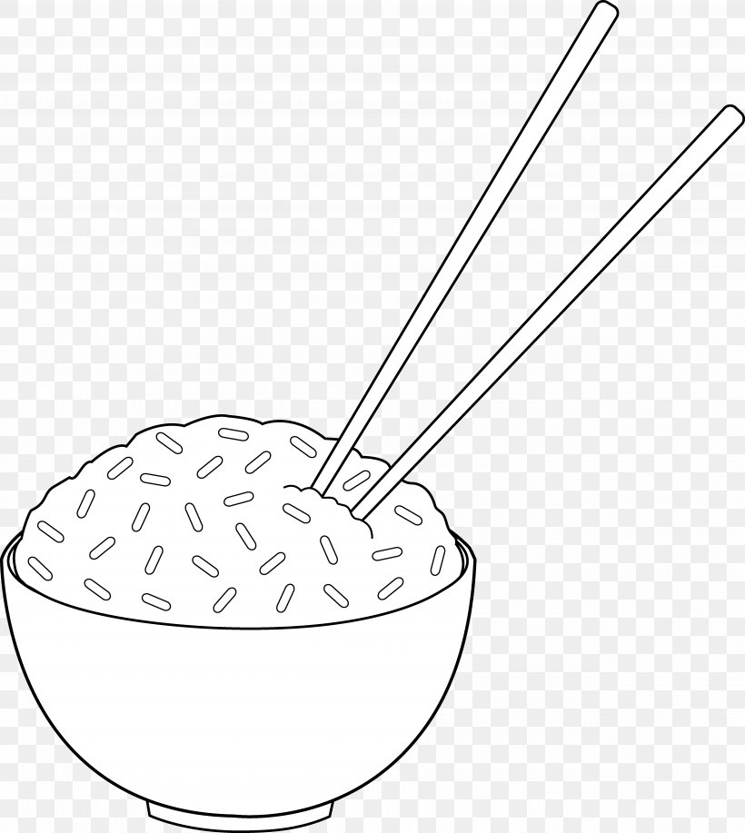 Fried Rice Rice And Curry Line Art Clip Art, PNG, 5064x5669px, Fried Rice, Black And White, Black Rice, Bowl, Cookware And Bakeware Download Free