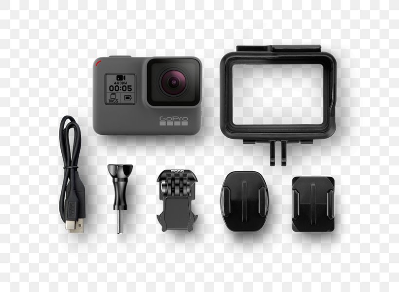 GoPro HERO5 Black 4K Resolution Action Camera, PNG, 800x600px, 4k Resolution, Gopro Hero5 Black, Action Camera, Camera, Camera Accessory Download Free