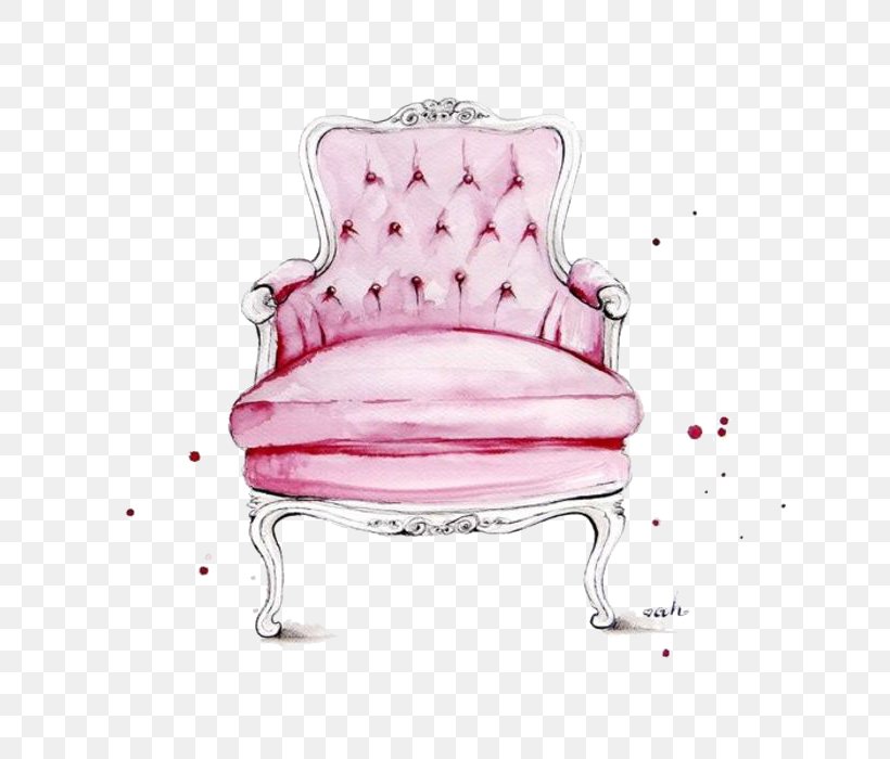Chair Fashion Illustration Watercolor Painting Illustration, PNG, 700x700px, Chair, Art, Drawing, Fashion, Fashion Illustration Download Free