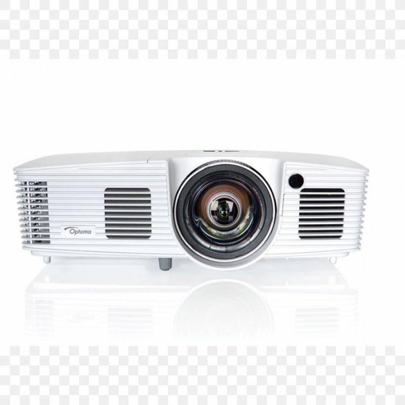 Multimedia Projectors XGA Optoma Corporation Digital Light Processing Throw, PNG, 1100x1100px, Multimedia Projectors, Digital Light Processing, Display Resolution, Electronic Device, Lcd Projector Download Free