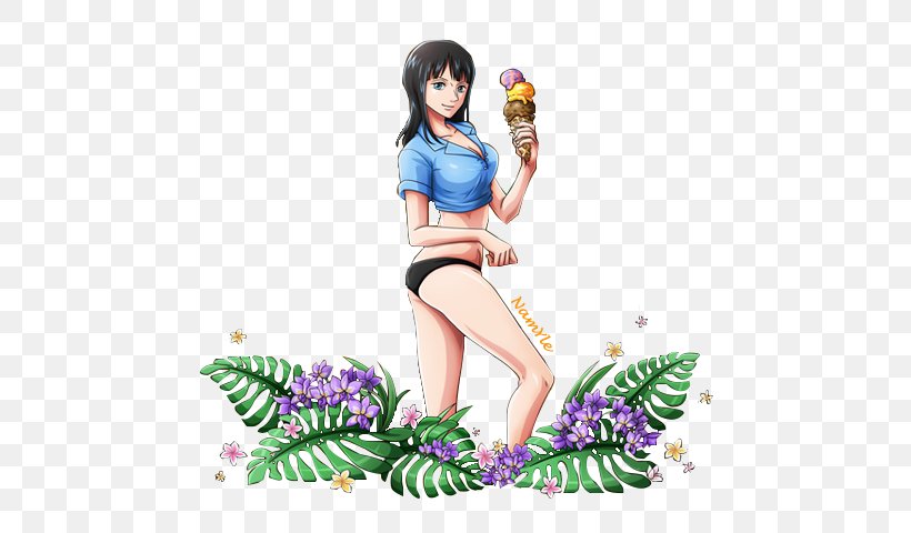 Nico Robin Monkey D. Luffy Nami Akainu Female, PNG, 600x480px, Watercolor, Cartoon, Flower, Frame, Heart Download Free