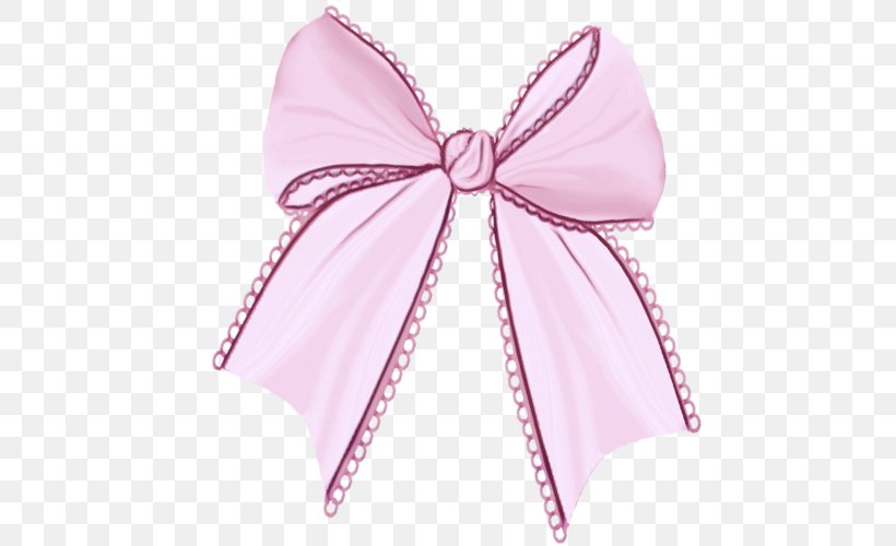 Pink Ribbon Fashion Accessory Magenta, PNG, 500x500px, Watercolor, Fashion Accessory, Magenta, Paint, Pink Download Free