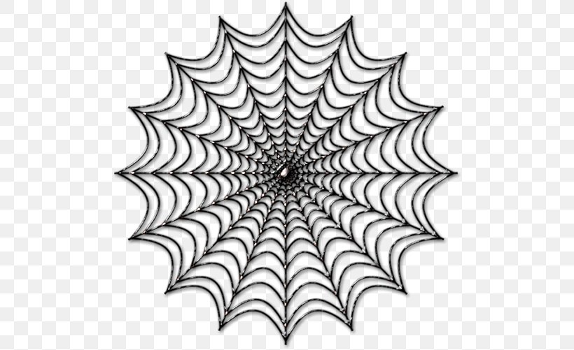 Spider Web Black And White Color, PNG, 500x501px, Spider, Area, Black And White, Color, Coloring Book Download Free