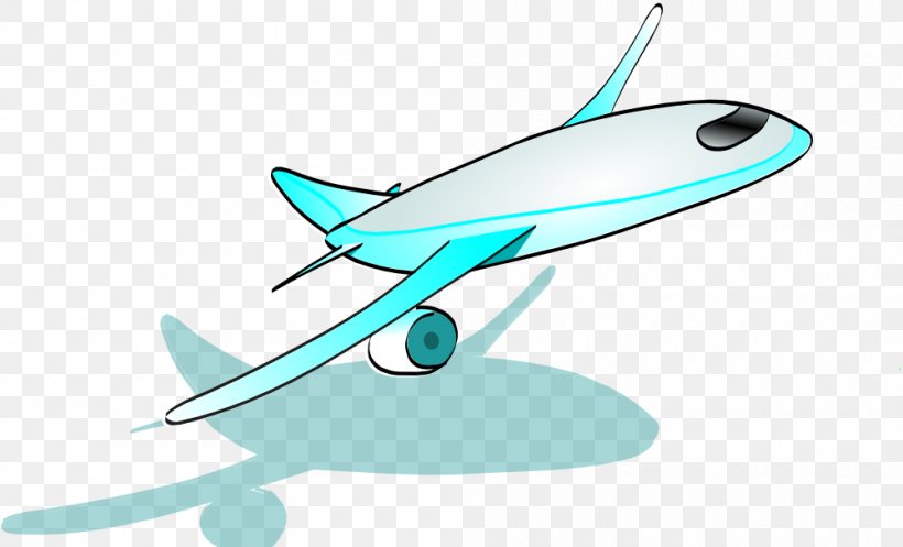 Airplane Takeoff Clip Art, PNG, 1000x607px, Airplane, Airliner, Aqua, Aviation, Fin Download Free