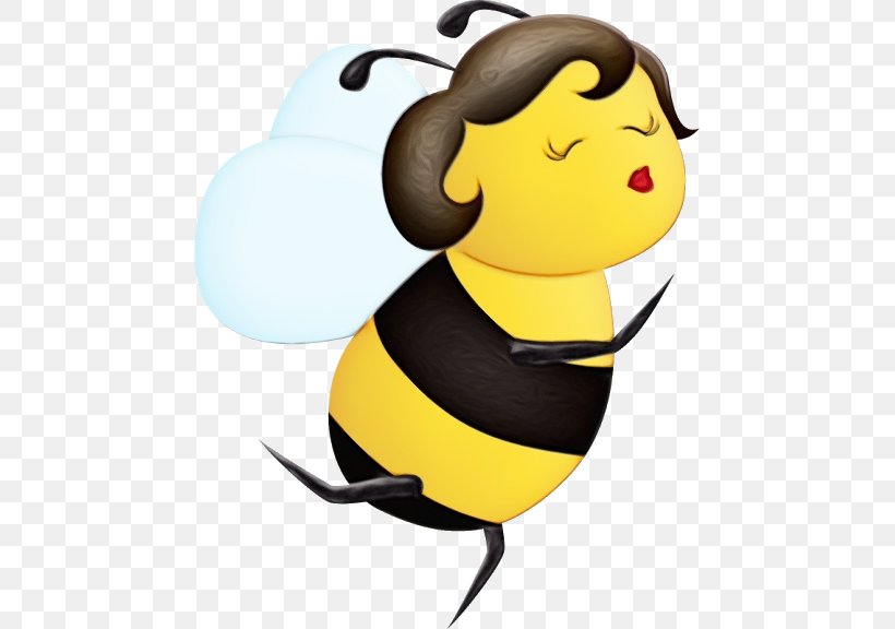 Bumblebee, PNG, 463x576px, Watercolor, Animated Cartoon, Bee, Bumblebee, Cartoon Download Free