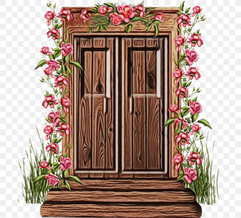 Door Wood Architecture Arch Plant, PNG, 700x741px, Watercolor, Arch, Architecture, Door, Facade Download Free