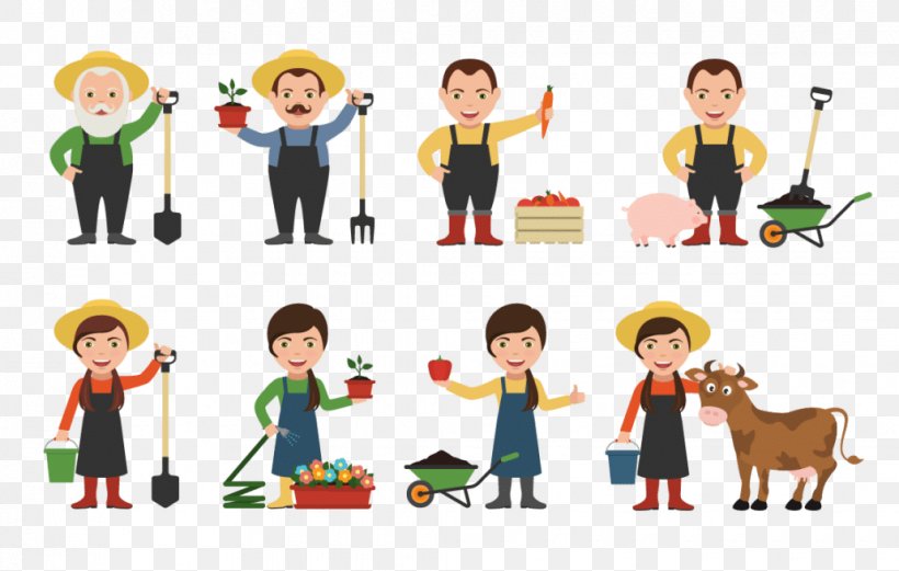 Illustration Farmer Clip Art Crop Harvest, PNG, 1030x655px, Farmer, Agriculture, Caricature, Cartoon, Child Download Free
