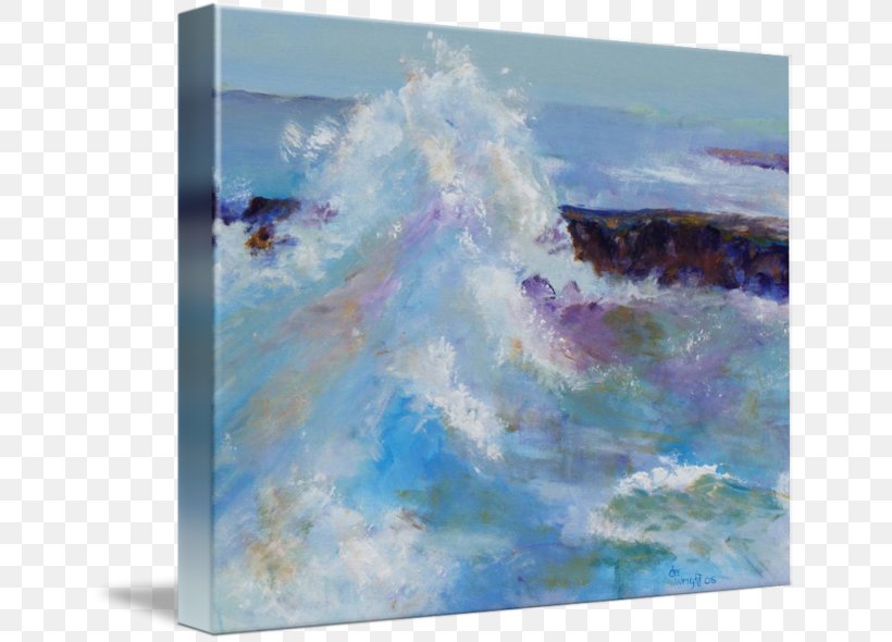 Watercolor Painting Gallery Wrap Canvas Art, PNG, 650x590px, Painting, Art, Canvas, Gallery Wrap, Jetty Download Free