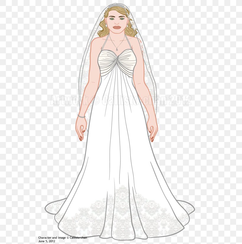 Wedding Dress Bride Gown, PNG, 573x825px, Watercolor, Cartoon, Flower, Frame, Heart Download Free