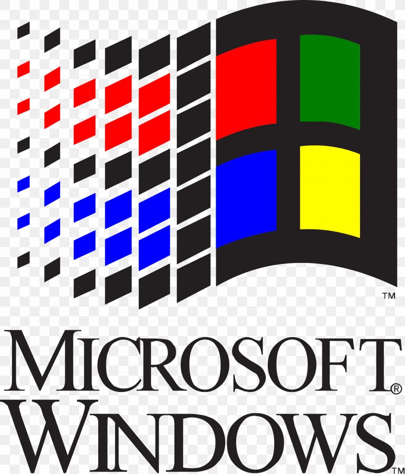 Windows 3.0 Windows 3.1x Logo Microsoft, PNG, 2000x2340px, Windows 30, Area, Brand, Computer Software, Logo Download Free