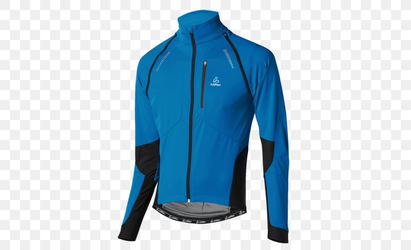 Jacket Raincoat Softshell Windstopper Gore-Tex, PNG, 500x500px, Jacket, Active Shirt, Bicycle, Bicycle Jersey, Blue Download Free
