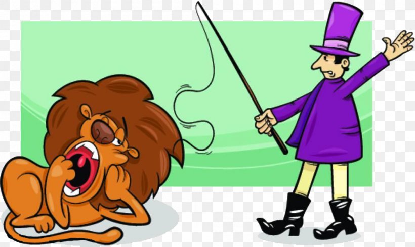 Lion Taming Circus Illustration, PNG, 1000x597px, Lion, Art, Cartoon, Circus, Drawing Download Free