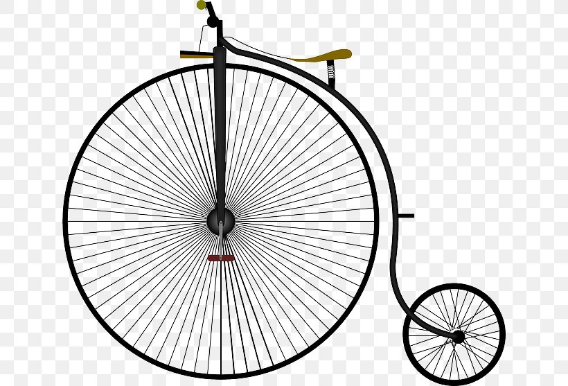 Penny-farthing Bicycle Unicycle Clip Art, PNG, 640x557px, Pennyfarthing, Area, Bicycle, Bicycle Accessory, Bicycle Drivetrain Part Download Free