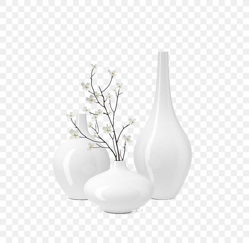 Vase White, PNG, 800x800px, Vase, Black And White, Bottle, Branch, Ceramic Download Free