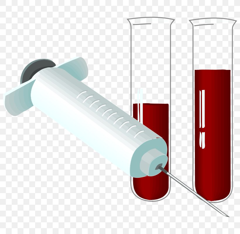 Blood Test Laboratory Clip Art, PNG, 800x800px, Blood Test, Blood, Blood Alcohol Content, Blood Donation, Cylinder Download Free