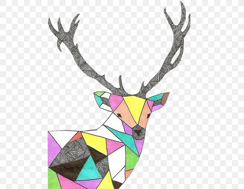Deer Antler Silhouette Illustration, PNG, 500x637px, Deer, Antler, Art, Designer, Drawing Download Free