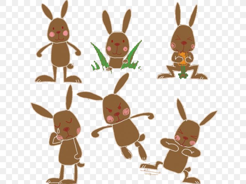 Easter Bunny Rabbit Euclidean Vector, PNG, 650x613px, Easter Bunny, Brown, Google Images, Gratis, Hare Download Free