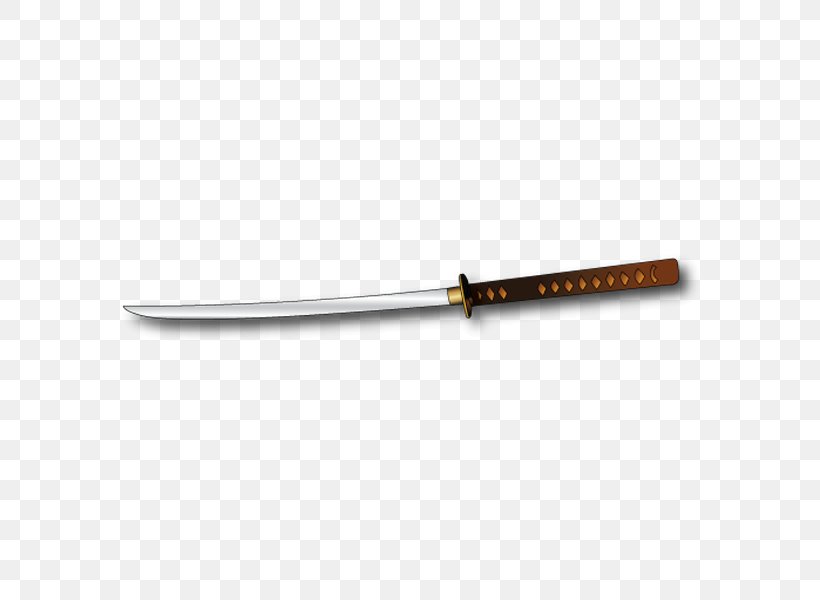 Knife Sword Blade Katana Samurai, PNG, 600x600px, Knife, Blade, Bowie Knife, Cold Weapon, Dagger Download Free