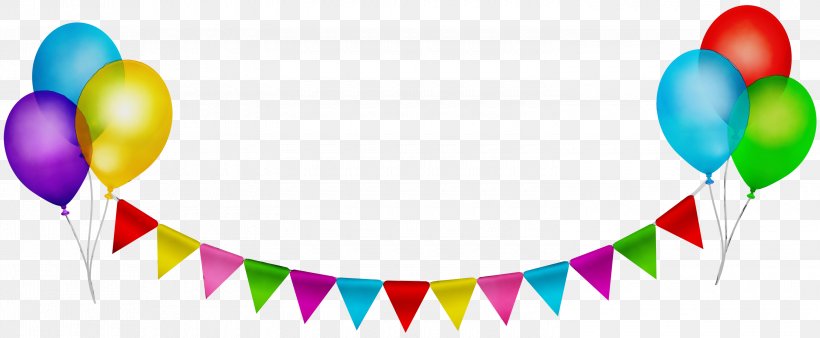 Birthday Party Background, PNG, 3000x1238px, Serpentine Streamer, Balloon, Birthday, Confetti, Magenta Download Free