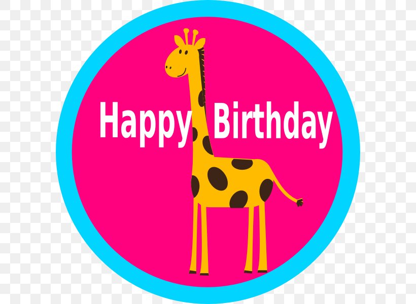 Clip Art Giraffe Image Royalty-free, PNG, 600x600px, Giraffe, Animal Figure, Birthday, Cupcake, Giraffidae Download Free