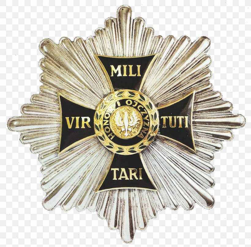 Second World War Poland Virtuti Militari Order Anugerah Kebesaran Negara, PNG, 1375x1355px, Second World War, Anugerah Kebesaran Negara, Badge, Brand, Brass Download Free