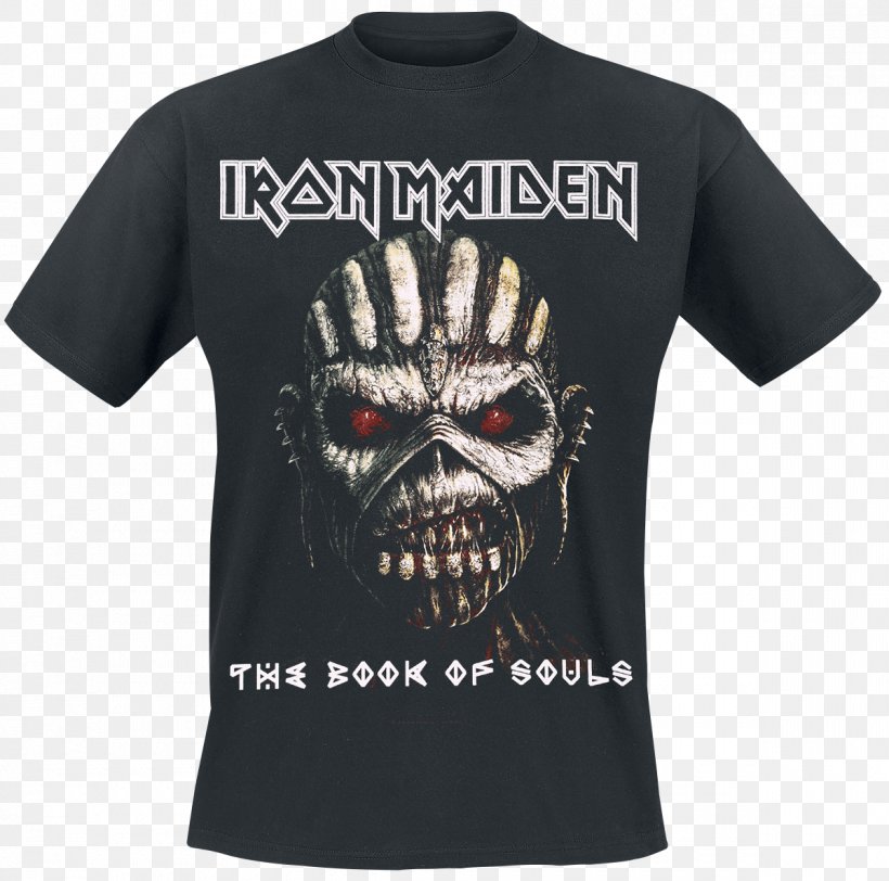 T-shirt The Book Of Souls Hoodie Iron Maiden, PNG, 1200x1189px, Watercolor, Cartoon, Flower, Frame, Heart Download Free