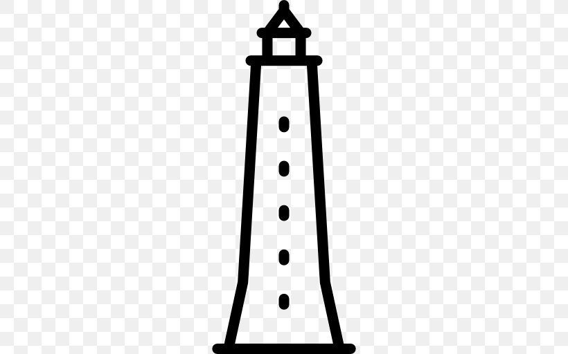 Black And White Monochrome Photography Em, PNG, 512x512px, Lighthouse, Black And White, Monochrome Photography, Navigation, Resource Download Free