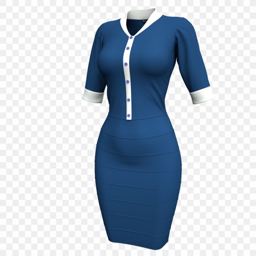 Designer Clothing Textile Pattern, PNG, 1000x1000px, Designer Clothing, Blue, Clothing, Cobalt Blue, Cocktail Dress Download Free