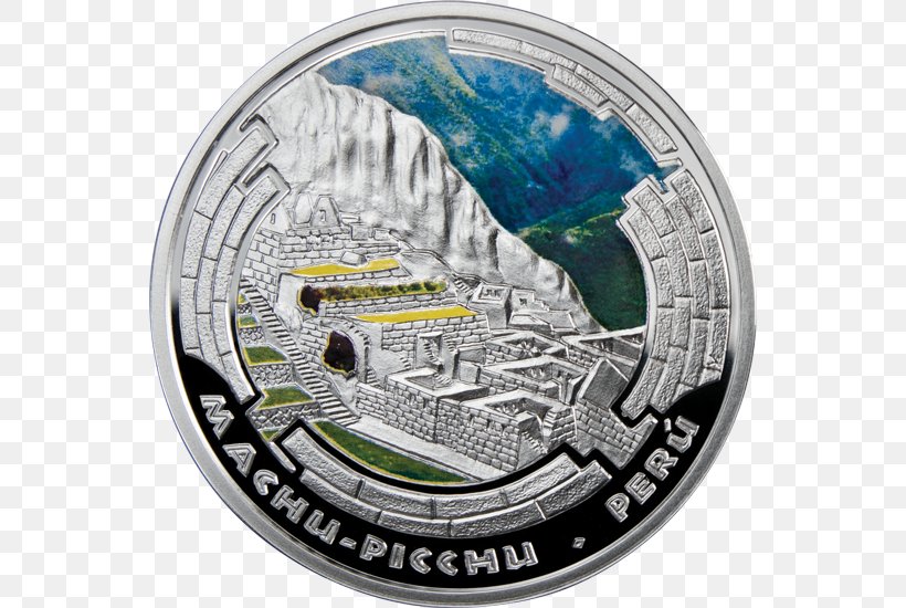 Machu Picchu Andorra Colosseum New7Wonders Of The World Coin, PNG, 550x550px, Machu Picchu, Andorra, Coin, Coin Weights, Collecting Download Free