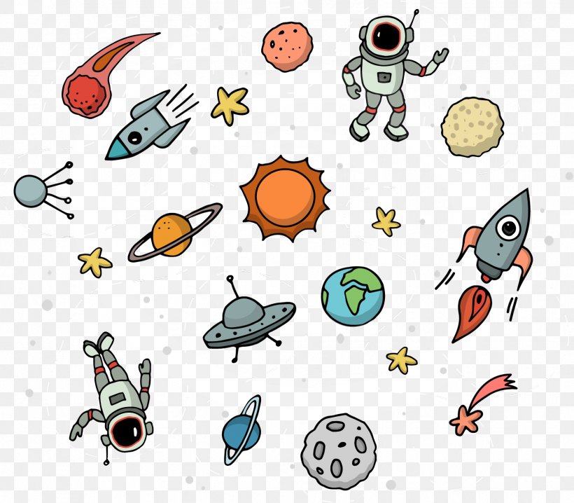 Outer Space Astronaut Illustration, PNG, 1761x1542px, Outer Space, Astronaut, Automotive Design, Cartoon, Element Download Free