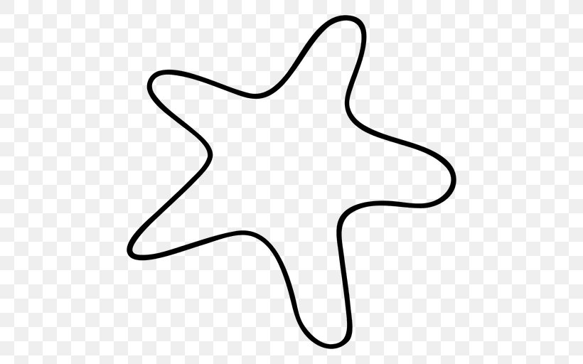 Clip Art, PNG, 512x512px, Starfish, Area, Black, Black And White, Drawing Download Free