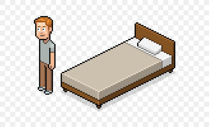 Furniture Bedroom Pixel Art, PNG, 700x500px, Furniture, Art, Bed, Bedroom, Drawing Download Free