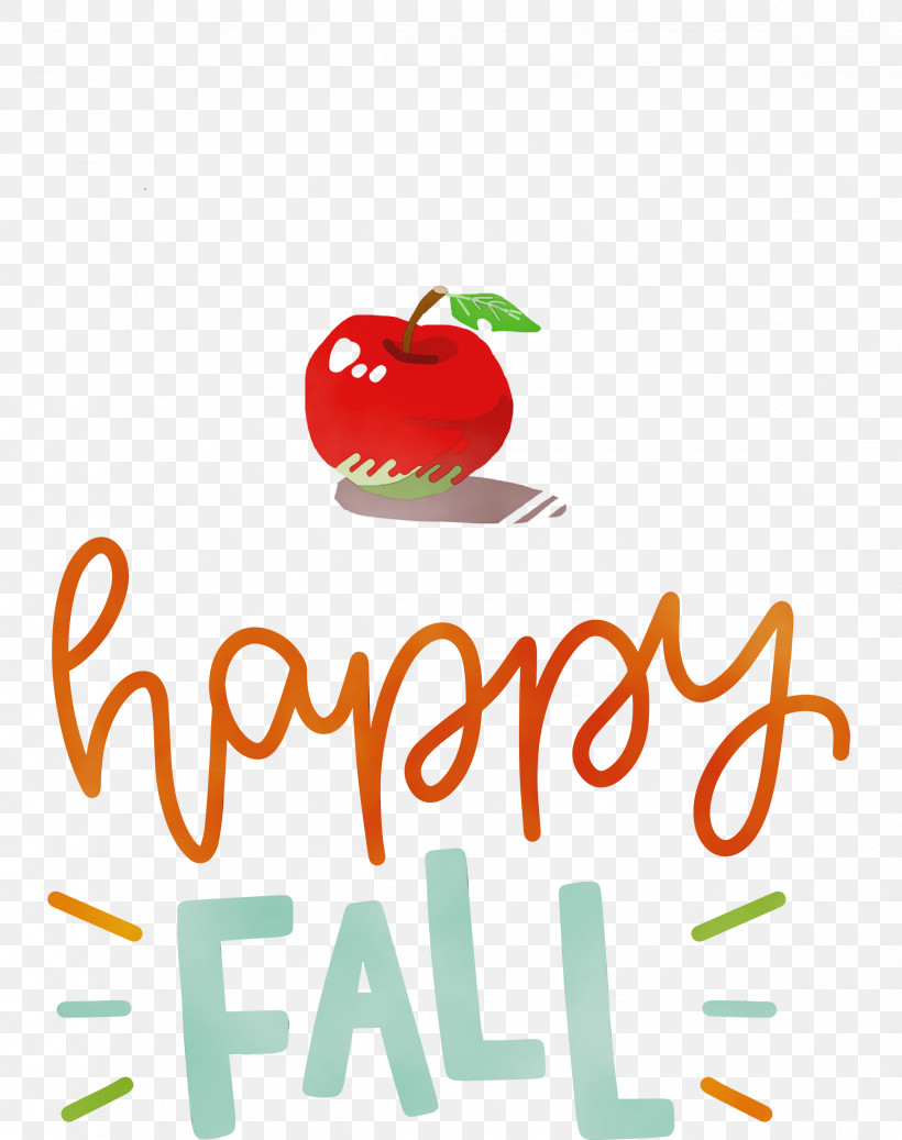 Logo Vegetable Natural Food Fruit Line, PNG, 2370x3000px, Happy Fall, Apple, Fruit, Line, Logo Download Free
