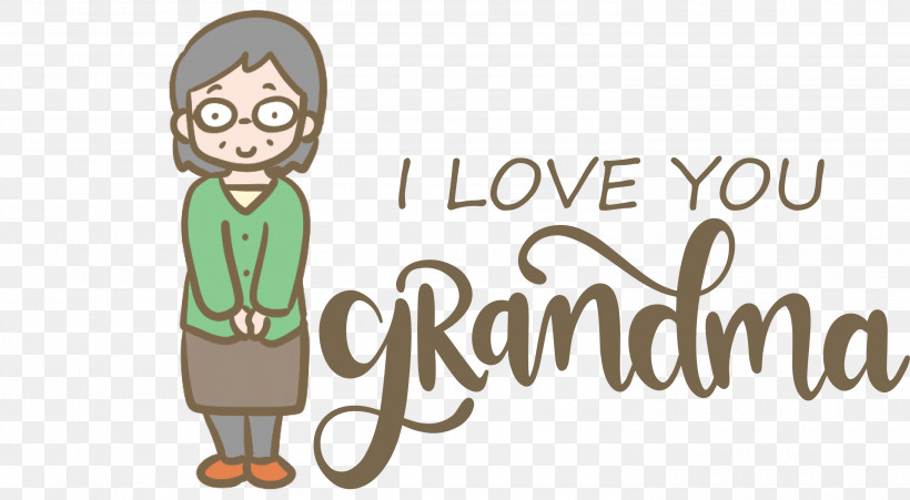 Grandma Grandmothers Day, PNG, 3000x1651px, Grandma, Cartoon, Character, Grandmothers Day, Happiness Download Free