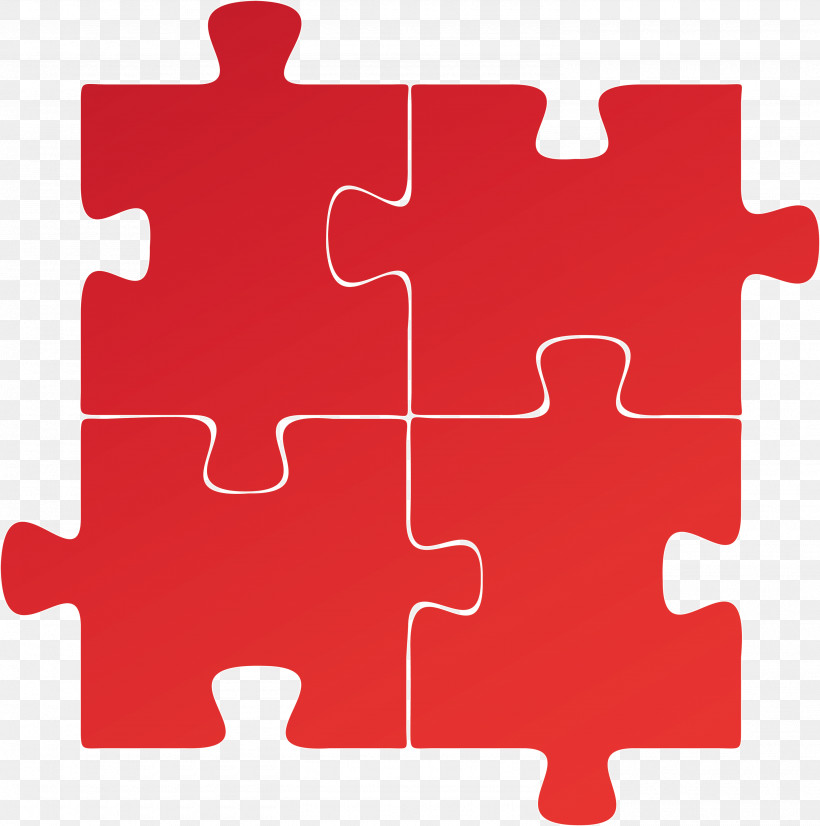 Puzzle, PNG, 2975x3000px, Puzzle, Jigsaw Puzzle, Red, Toy Download Free