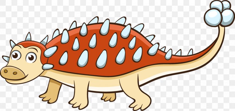 Dinosaur Ankylosaurus Euoplocephalus Cartoon Clip Art, PNG, 1335x632px, Dinosaur, Animal Figure, Animation, Ankylosaurus, Area Download Free