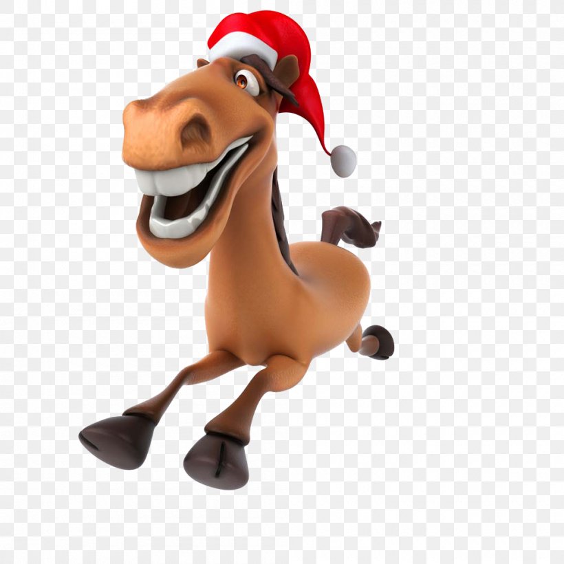 Horse Royalty-free Cartoon Clip Art, PNG, 1000x1000px, 3d Computer Graphics, Horse, Camel Like Mammal, Canter And Gallop, Cartoon Download Free