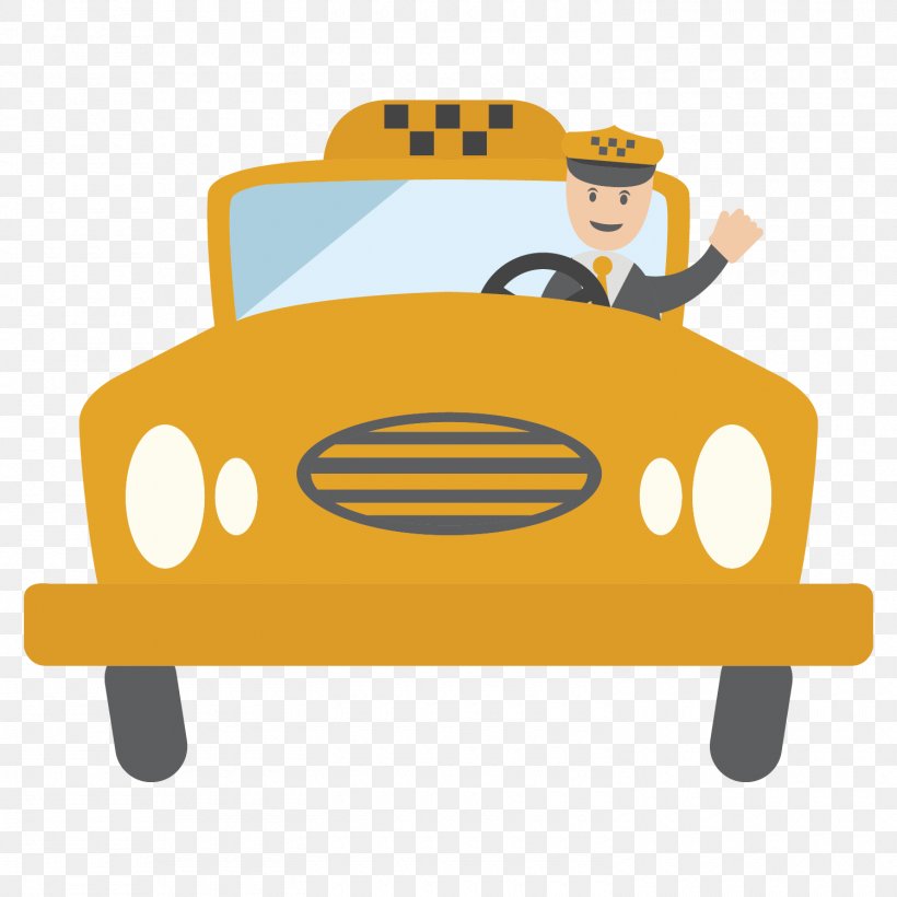 Taxi Illustration, PNG, 1500x1500px, Taxi, Artworks, Cartoon, Driver, Illustrator Download Free